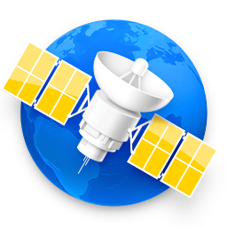 NetNewsWire for Mac icon: globe with a satellite in the foreground.